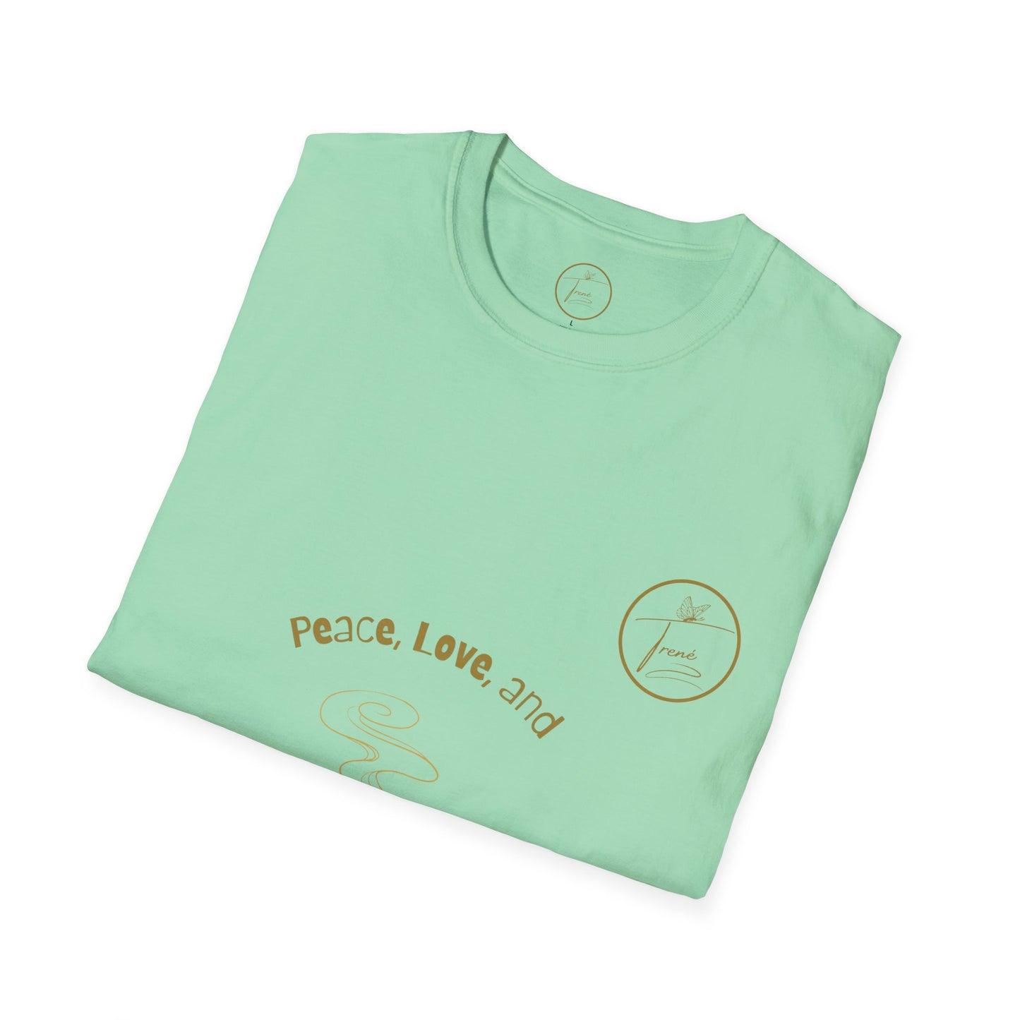 Unisex Softstyle T-Shirt - "Peace and Love"