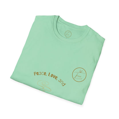Unisex Softstyle T-Shirt - "Peace and Love"