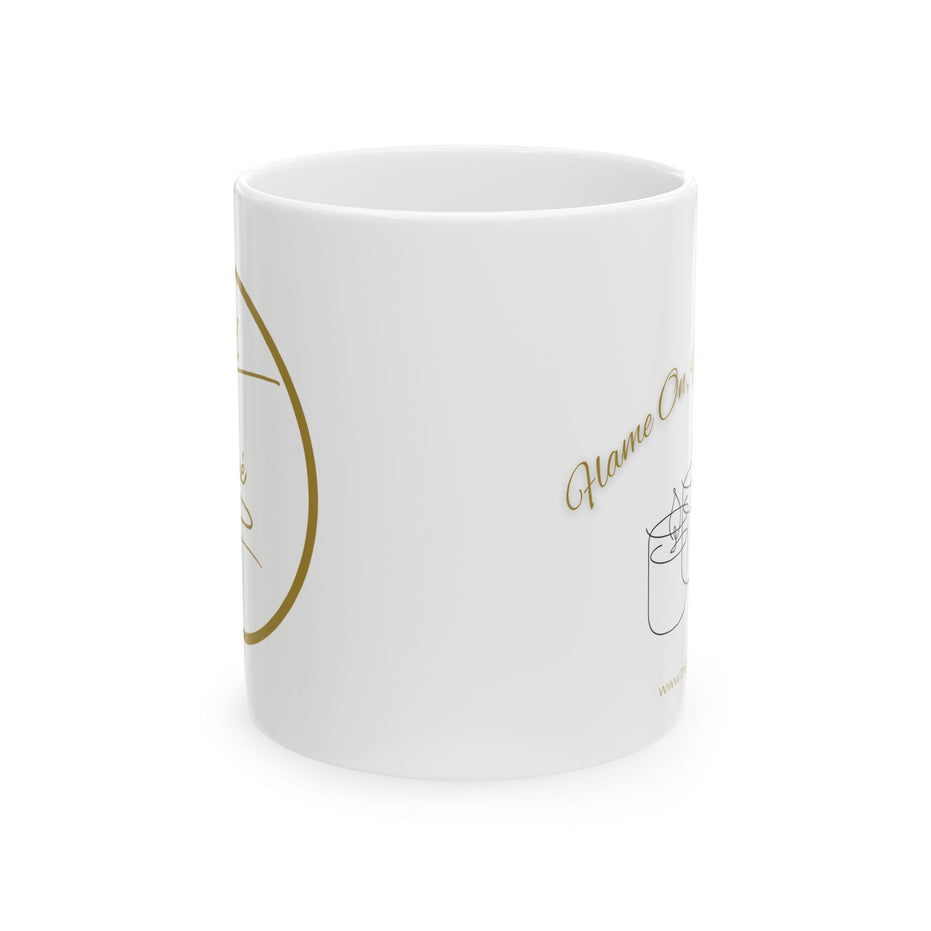 Ceramic Mug - "Flame On, Worries Gone" - 11oz & 15oz