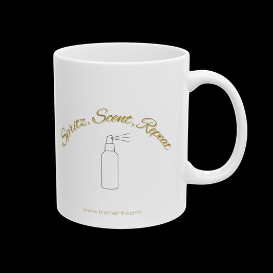 Ceramic Mug - "Spritz, Scent, Repeat" - 11oz & 15oz