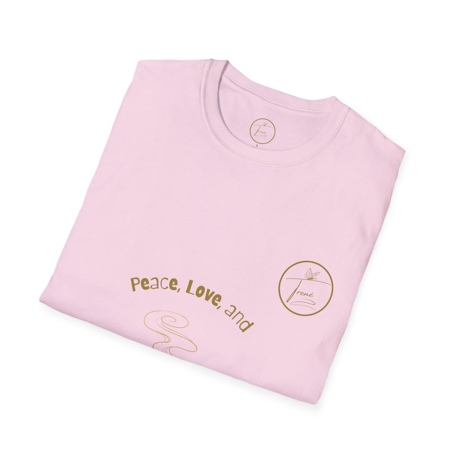 Unisex Softstyle T-Shirt - "Peace and Love"