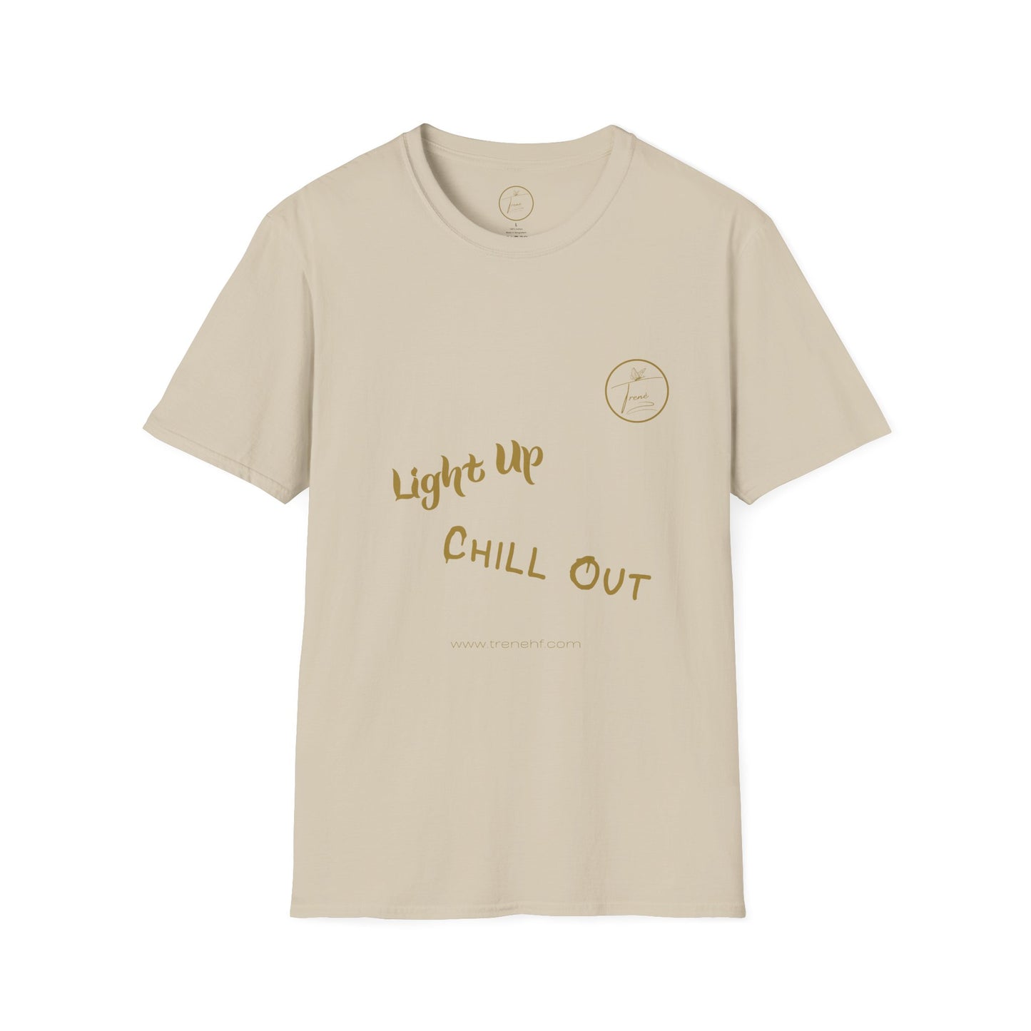 Unisex Softstyle T-Shirt - "Light Up, Chill Out"