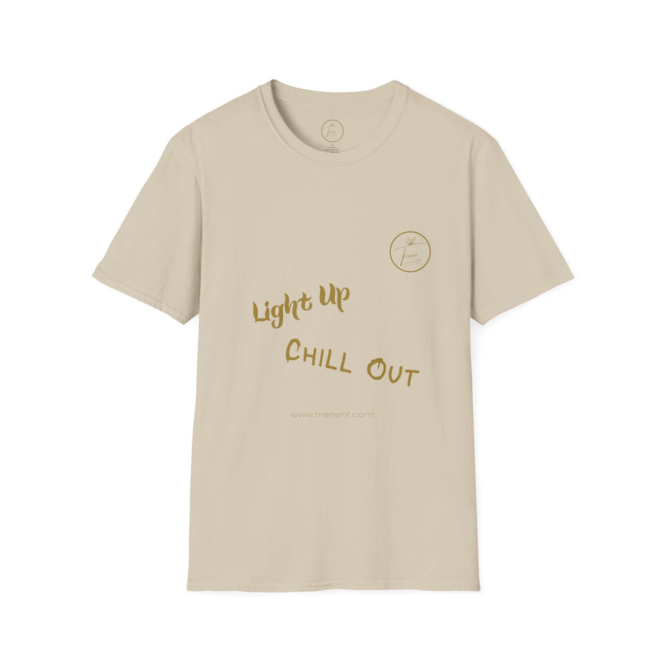 Unisex Softstyle T-Shirt - "Light Up, Chill Out"