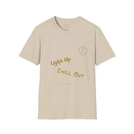 Unisex Softstyle T-Shirt - "Light Up, Chill Out"
