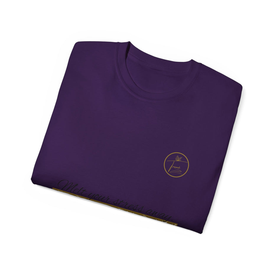 Unisex Ultra Cotton Tee - "Melt Your Stress Away"