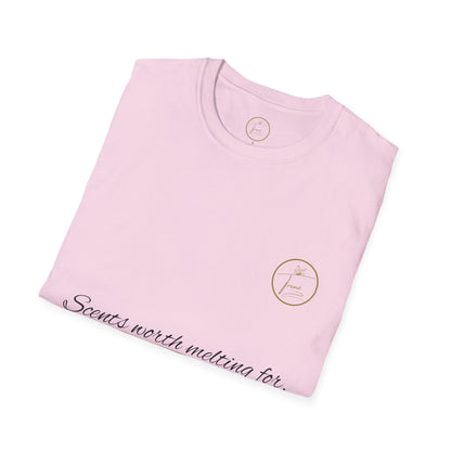 Unisex Softstyle T-Shirt - "Scents Worth Melting For"