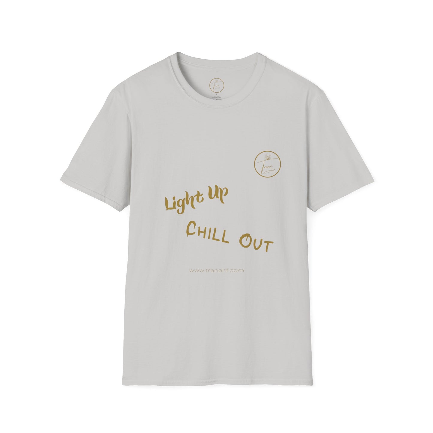 Unisex Softstyle T-Shirt - "Light Up, Chill Out"