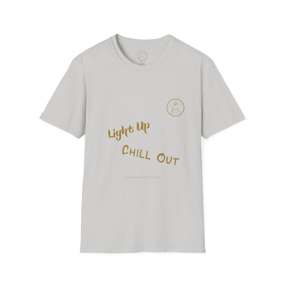 Unisex Softstyle T-Shirt - "Light Up, Chill Out"