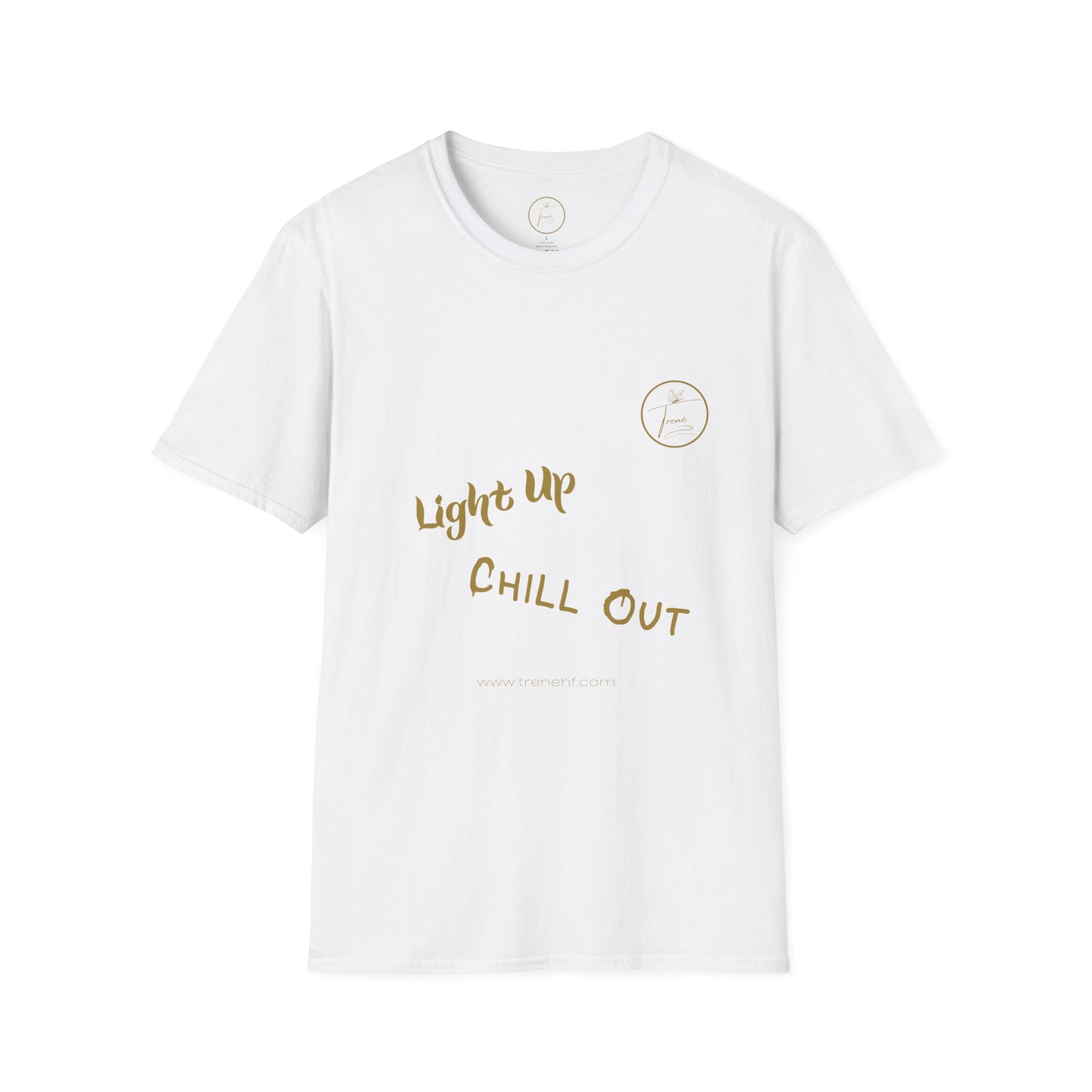 Unisex Softstyle T-Shirt - "Light Up, Chill Out"