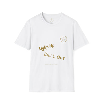 Unisex Softstyle T-Shirt - "Light Up, Chill Out"