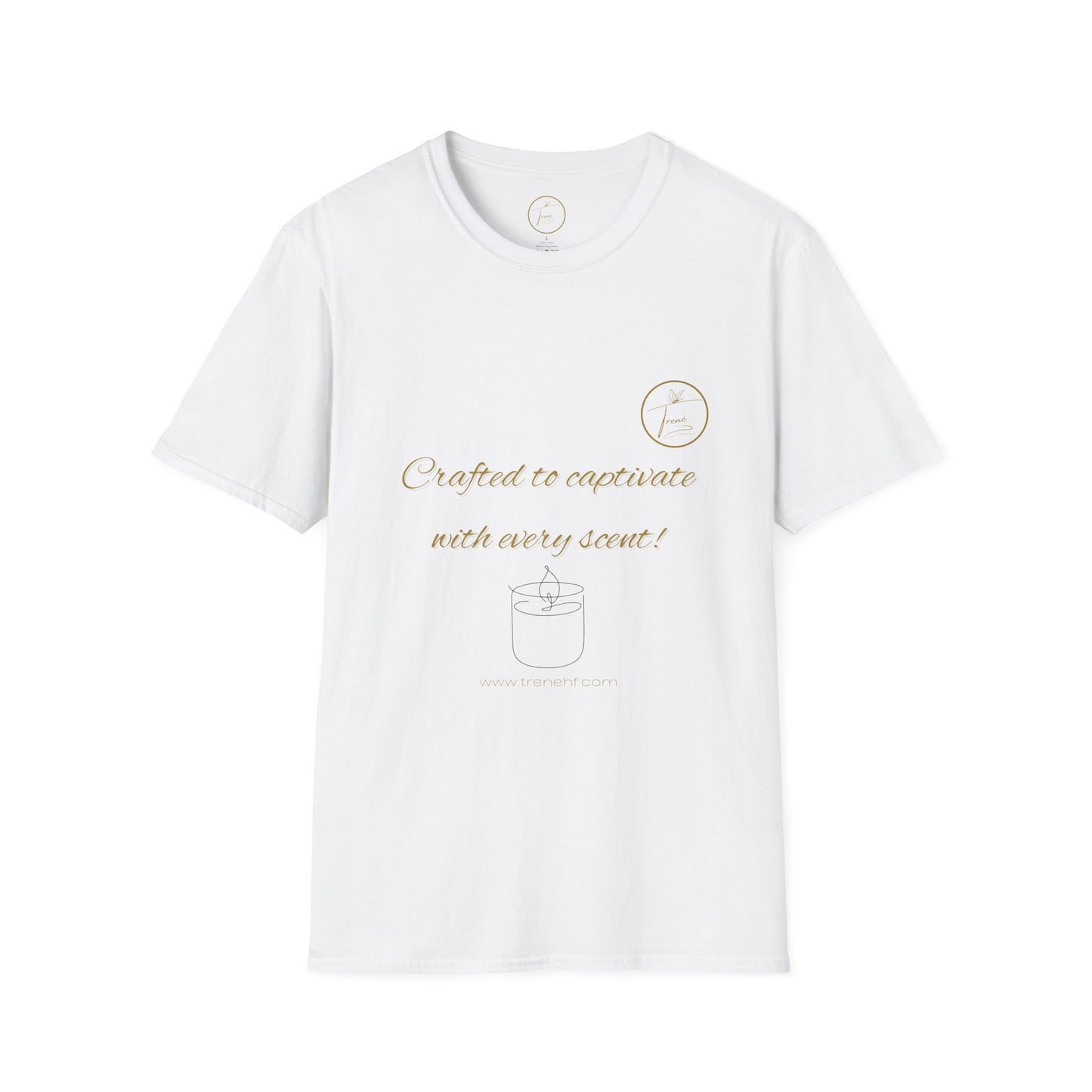 Unisex Softstyle T-Shirt - "Crafted to Captivate"